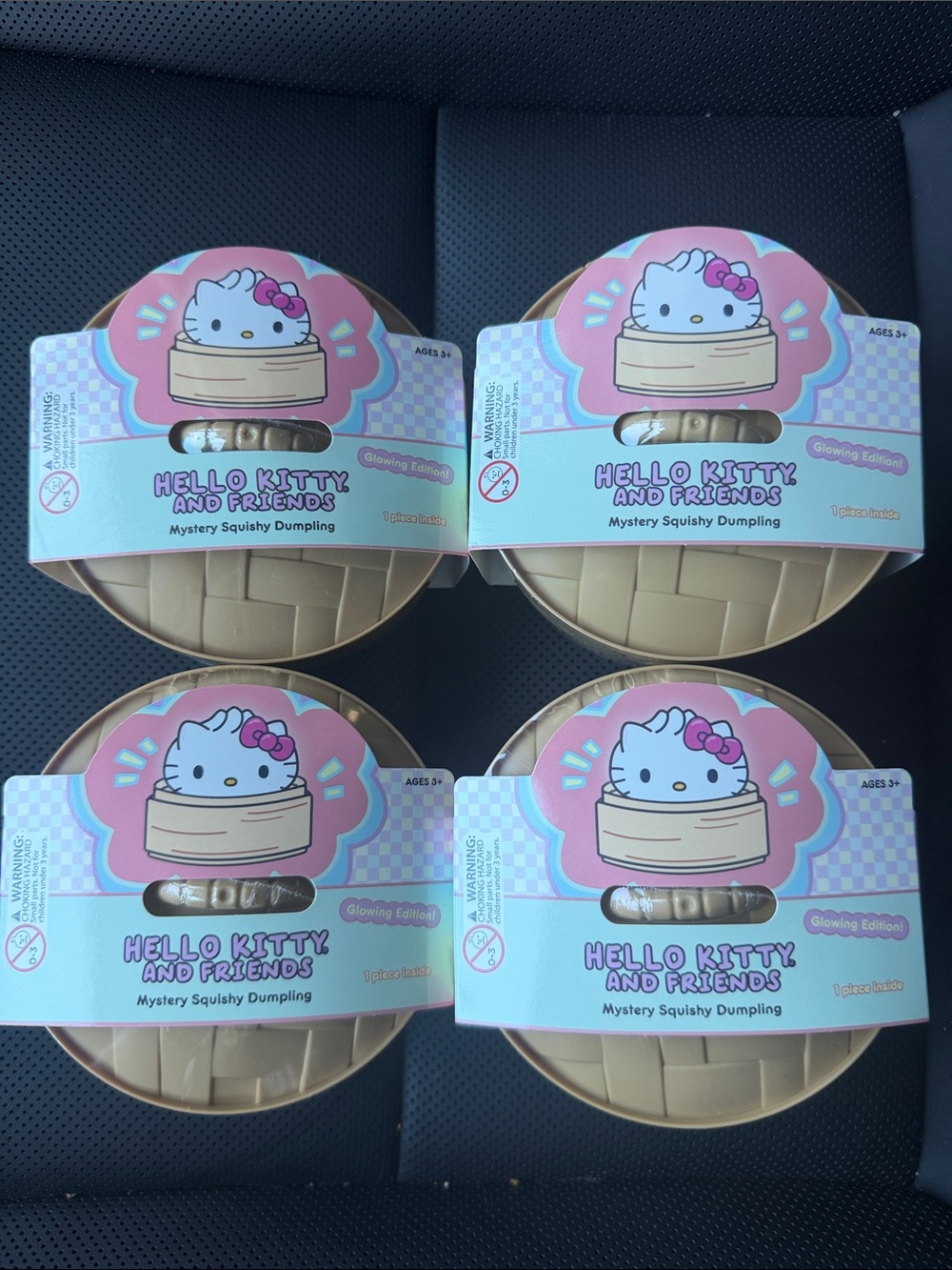 Hello Kitty Mystery Squishy Dumpling - Pink and Cream Packaging